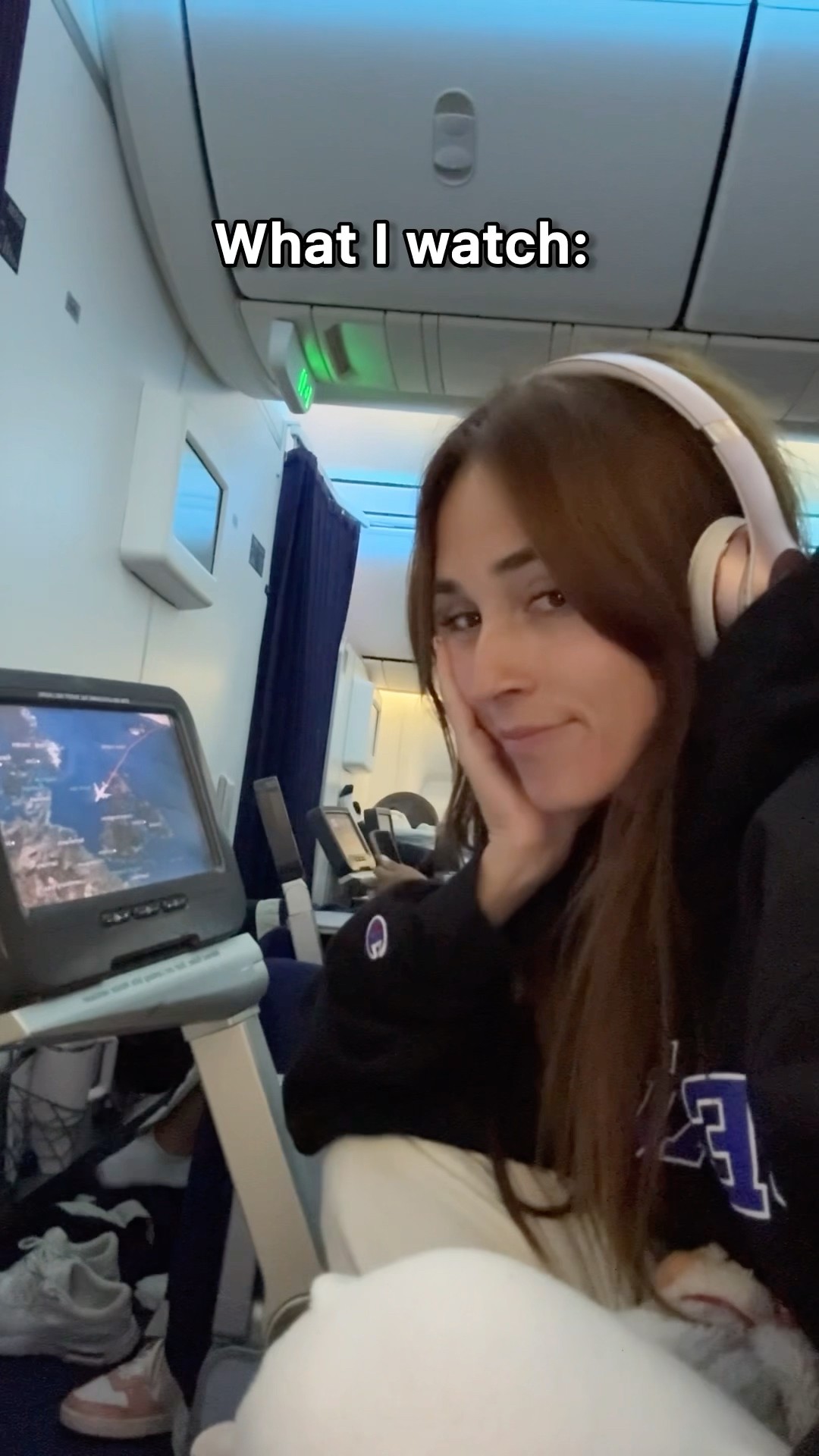 What I watch on a plane VS what normal people watch ✈️ | Andra Gogan